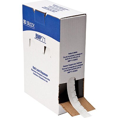 ETIQUETA BMP71/M710 VINIL AUTOLAMINADO 0.5" X 0.75" (12,70MM X 19,05MM) BM-11-427 - BRADY