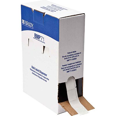 ETIQUETA BMP71/M710 VINIL AUTOLAMINADO 1 POL X 3.375 POL (25,40MM X 85.73MM)BM-64-427-BRADY