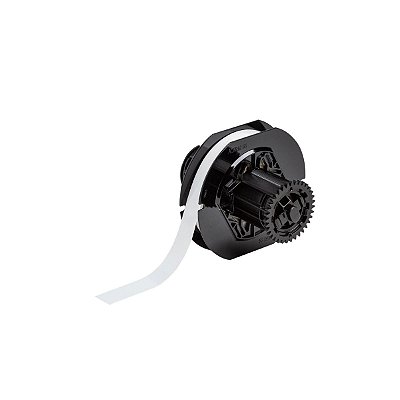 ETIQUETA POLIESTER BRADYGRIP P/ VELCRO 19MM X 15.24M BRANCA