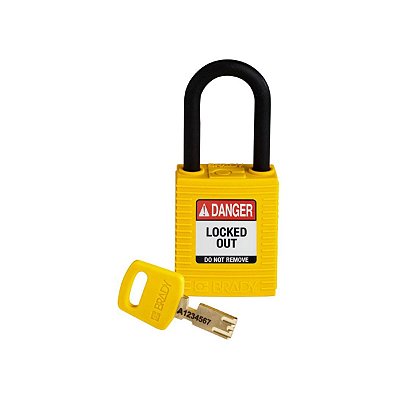 CADEADO DE PLÁSTICO DE SEGURANÇA C HASTE PLÁST SEGREDO DIFER