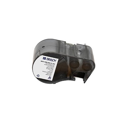 ETIQUETA ADESIVA VINYL M5C-1500-595-YL-BK 38MM X 7,62M - BRA