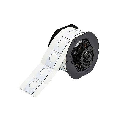 ETIQUETA B593 BRANCA PARA BOTÃO - 1.2"X1.5" B30EP-167-593-WT