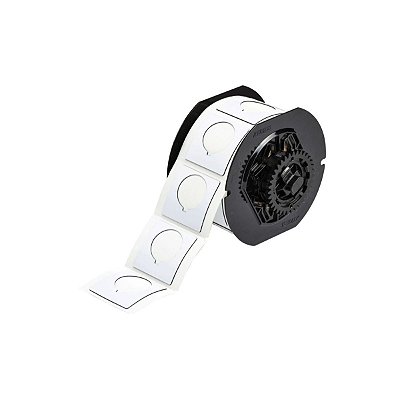 ETIQUETA B593 BRANCA PARA BOTÃO - 1.8"X1.8" B30EP-169-593-WT