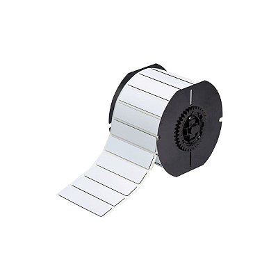 ETIQUETA B593 PRATA RETANGULAR  -  1"X 4" B30EP-174-593-SL B
