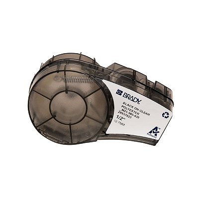 ETIQUETA BMP21PLUS/LAB- B430 POLIESTER -0.500" X 21'(12,70MM