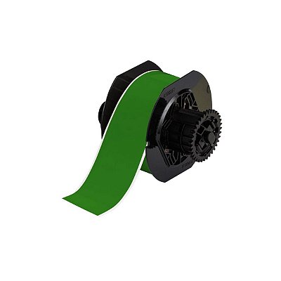 ETIQUETA DE VINIL B595 DE 2.250"X100' VERDE(57,15MMX30,48M)