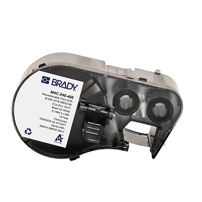 ETIQUETA M41/51/M511 B498 VINIL REPOSICIONÁVEL 0.240' X 16'