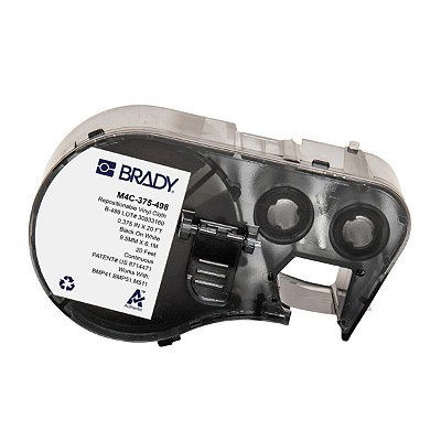 ETIQUETA M41/51/M511 B498 VINIL REPOSICIONÁVEL 0.375'X 16' P