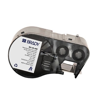 ETIQUETA M41/51/M511 B498 VINIL REPOSICIONÁVEL 1.000'X 1.000