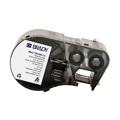 ETIQUETA M41/51/M511 B584 REFLETIVA AMARELO 0.75'X20' M4C-75