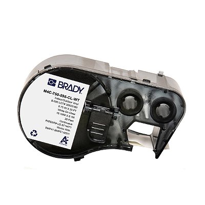 ETIQUETA M41/51/M511 B595 VINIL 0.0750'X 25' BRANCO NO TRANS