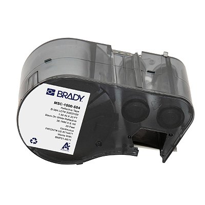 ETIQUETA M51/M511 B584 REFLETIVA BRANCO 1.50'X20' M5C-1500-5