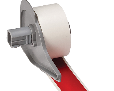 ETIQUETA POLIESTER BAIXO HALOGENIO VERMELHO M710 1"X50' (25.