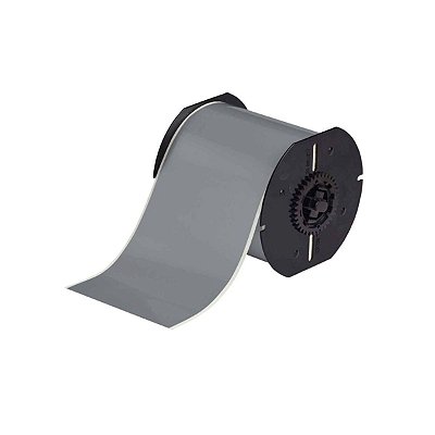 ETIQUETA POLIÉSTER DE 4"X100' CINZA(101,6MMX30,48M) B30C-400