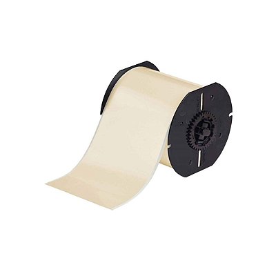 ETIQUETA POLIÉSTER DE 4"X100' MARROM CLARO(101,6MMX30,48M) B