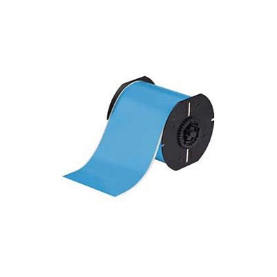 ETIQUETA POLIÉSTER DE 4"X100FT AZUL CLARO (101,6MMX30,48M) B