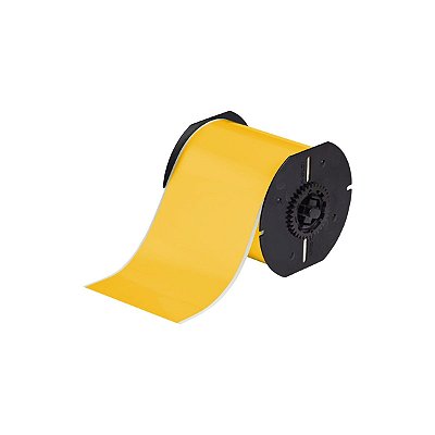 ETIQUETA VINIL REPOSIC.B581 4"X100' AMARELO B30C-4000-581-YL