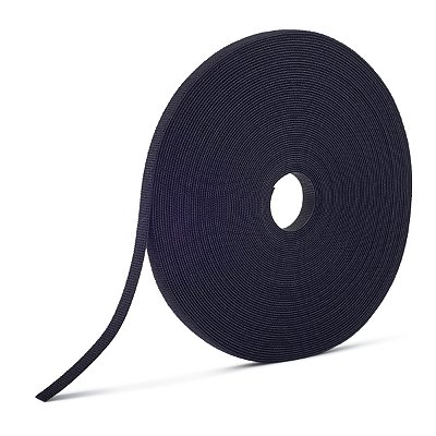 ROLO VELCRO P/ ETIQUETA BRADYGRIP 12.7MM X 22.86M PRETO 1521