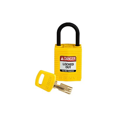 SAFEKEY - CADEADO COMPACTO - AMARELO - SEGREDOS DIFERENCIADO