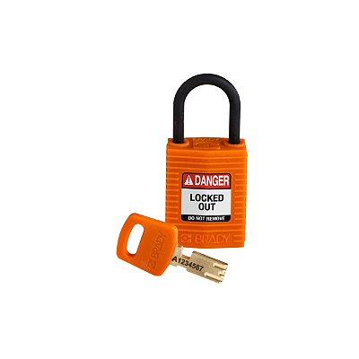 SAFEKEY - CADEADO COMPACTO - LARANJA - SEGREDOS DIFERENCIADO