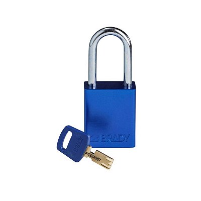 SAFEKEY - CADEADO DE ALUMINIO - 38MM (1.5") - AZUL - SEGREDO