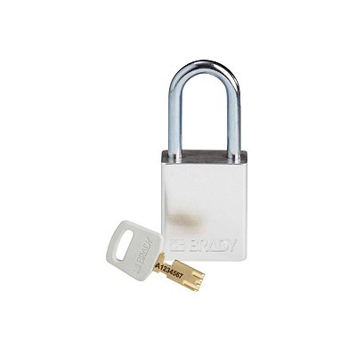 SAFEKEY - CADEADO DE ALUMINIO - 38MM (1.5") - PRATA - SEGRED