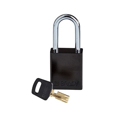 SAFEKEY - CADEADO DE ALUMINIO - 38MM (1.5") - PRETO - SEGRED
