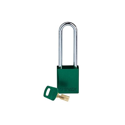 SAFEKEY - CADEADO DE ALUMINIO - 76MM (3") - VERDE - SEGREDOS