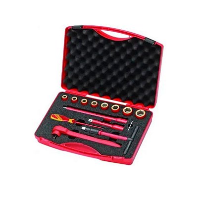 JOGO DE FERRAMENTAS VDE ISOLADAS EN 60900 C/ 12 PECAS VDE 10