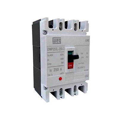 DISJUNTOR CAIXA MOLDADA DWP 20KA TIPOLAR 150A R.DWP250L-150-