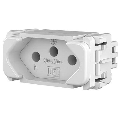 MODULO TOMADA DE ENERGIA 2P+T 20 A/250 VCA COMPOSE BR