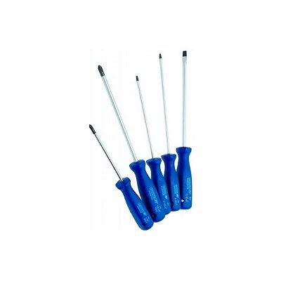 JOGO CHAVE FENDA SIMPLES E CRUZ C/ 5 UNIDADES 150-160S1 R.03