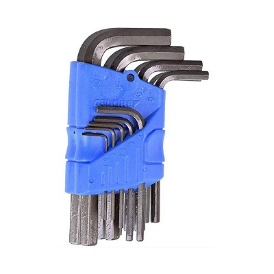 JOGO DE CHAVES L HEXAGONAIS (ALLEN) 1,5 A 10MM C/9 PECAS 42-