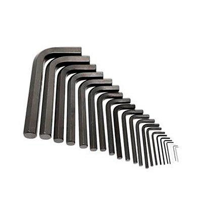 JOGO DE CHAVES L HEXAGONAIS (ALLEN) C/ 41 PECAS MM E POL R.4