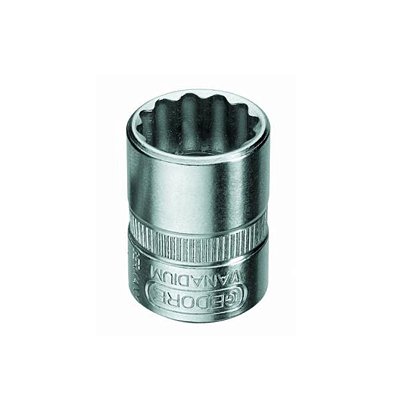 SOQUETE ESTRIADO 1/4" X 5/16" R.D20-5/16" - 013.155 - GEDORE