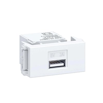 MODULO CARREGADOR KEYSTONE USB TIPO A BIVOLT 16026321 BRANCO