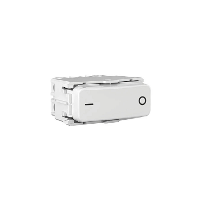 MODULO INTERRUPETOR BIPOLAR SIMPLES 10A 13203024 BRANCO COMP