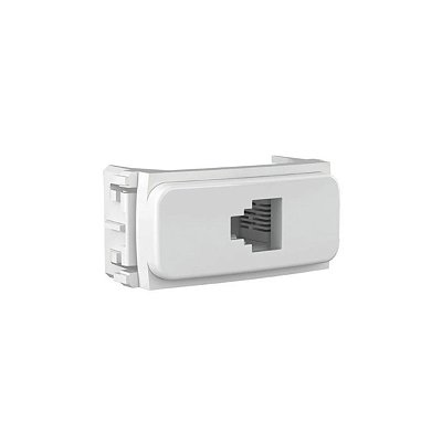 MODULO TOMADA RJ11 4 FIOS 13206661 BRANCO COMPOSE - WEG