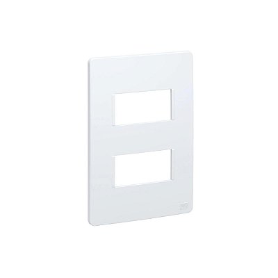 PLACA 4X2 C/ 2 POSICOES DISTANCIADAS 17756492 BRANCO ESATTA