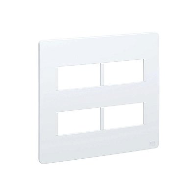PLACA 4X4 4 POSICOES DISTANCIADAS 14857782 BRANCO ESATTA - W
