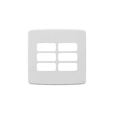 PLACA 4X4 6 POSICOES 3+3 13208242 BRANCA COMPOSE - WEG
