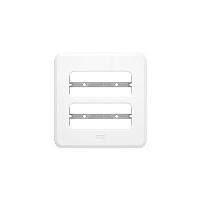 PLACA DE EMBUTIR MOVEIS E PEDRA 4X35MM P/ 2 MODULOS 16819227