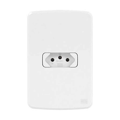 TOMADA 10A COMPLETA 13272662 BRANCA COMPOSE - WEG