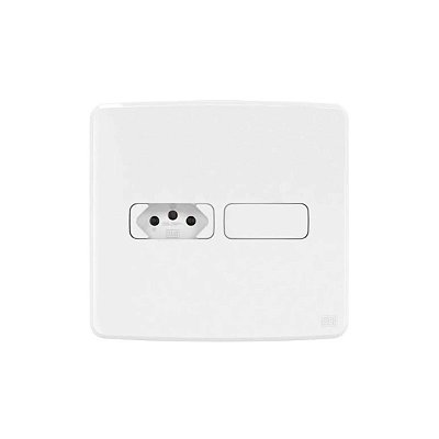 TOMADA 2P+T 20A + 1 MODULO CEGO C/ PLACA E SUPORTE 4X4 13272