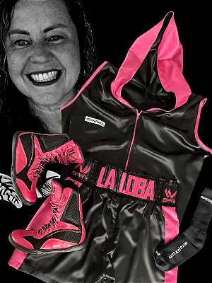 Bota Boxe Feminina Calção Personalizado Sprawl