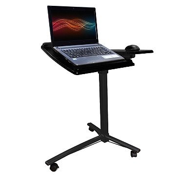 Mesa Suporte Para Notebook Ergonômica Tampo Mdf Reclinável Altura Ajustável