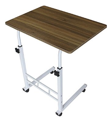 Mesa Multiuso Mesinha Notebook Com Altura Regulavel e Rodinhas Tablet Cama Sofá Ajustavel
