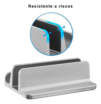 Suporte Para Notebook Com Largura Regulavel E Apoio Emborrachado Para Tablet E Smartphone