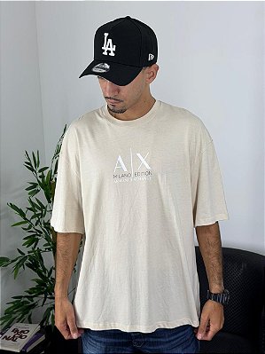 Camiseta Armani Exchange Bege ZJ3VZ17