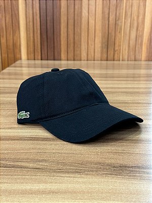 BONÉ LACOSTE GABARDINE RK4113 PRETO
